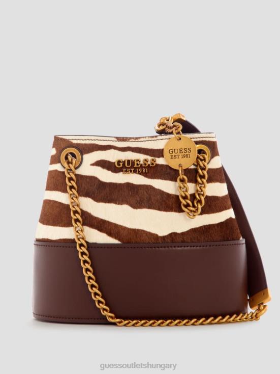 GUESS Zebra 8ZX4F2799 Iseline Bucket Bag