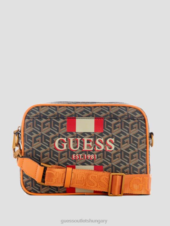 GUESS Black Gold 8ZX4F2914 Vikky Camera Bag