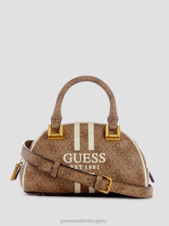 GUESS Latte Logo 8ZX4F2757 Mildred Quattro G Mini Bowler