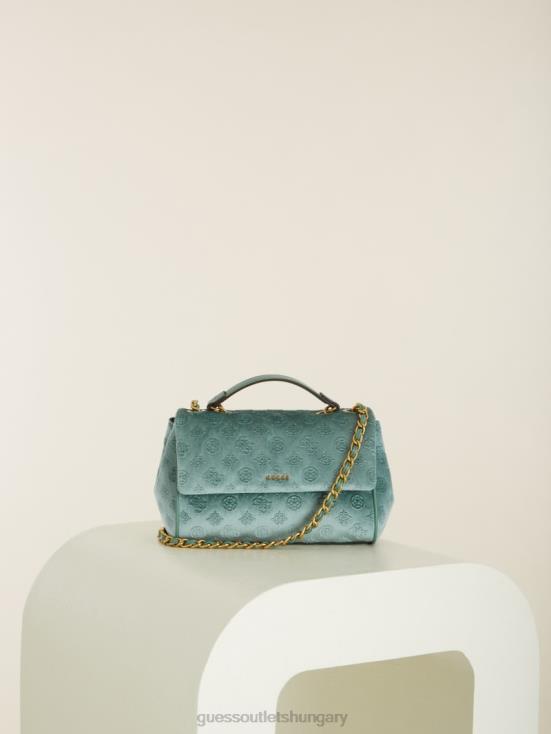 GUESS Aqua 8ZX4F2917 Kimi Logo Convertible Crossbody