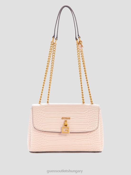 GUESS Bleu/Palermo Wash 8ZX4F2859 Montreal Faux-Crocodile Convertible Crossbody