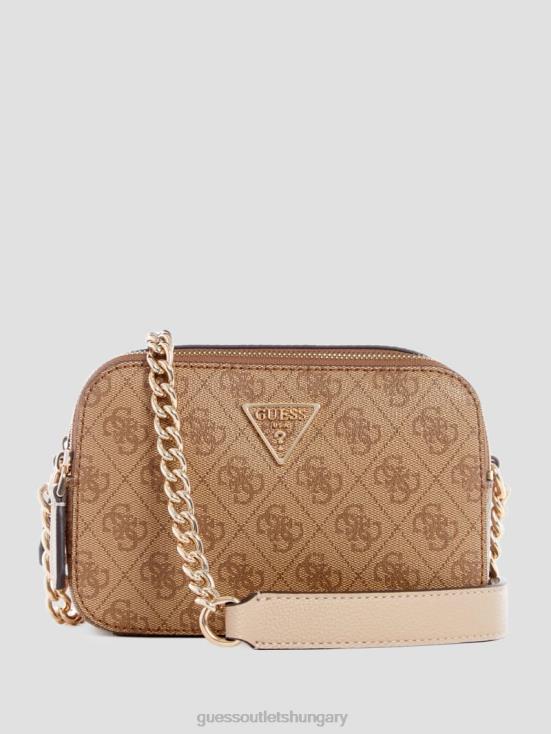 GUESS Latte Logo 8ZX4F2862 Noelle Quatto G Camera Crossbody