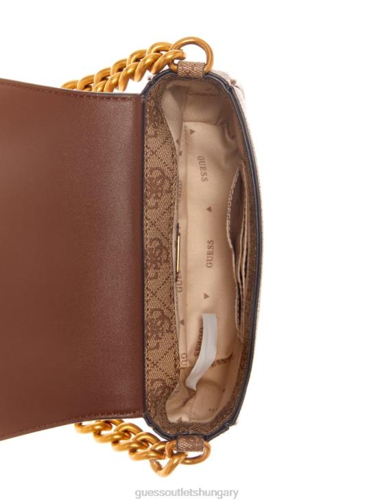 GUESS Light Vintage 8ZX4F2948 Izzy Quattro G Mini Crossbody