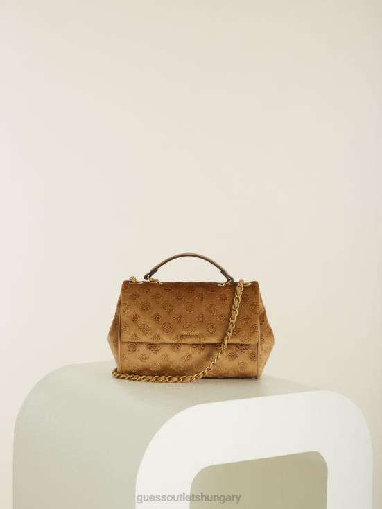 GUESS Mocha 8ZX4F2912 Kimi Logo Convertible Crossbody