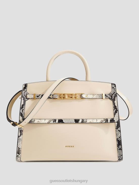 GUESS Multi 8ZX4F2849 Cristina Medium Leather Satchel