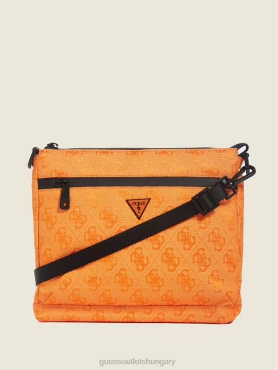 GUESS Orange 8ZX4F3247 Vezzola Nylon Crossbody