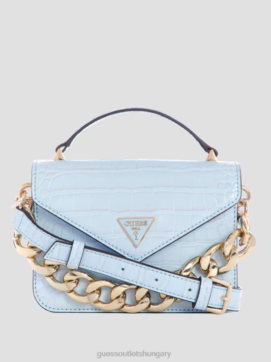 GUESS Powder Blue 8ZX4F2861 Retour Mini Top Handle Crossbody