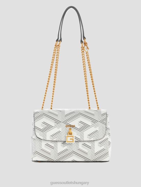 GUESS Steel 8ZX4F2941 Montreal G Cube Convertible Crossbody