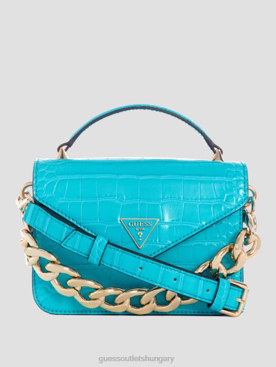 GUESS Turquoise 8ZX4F2906 Retour Mini Top Handle Crossbody