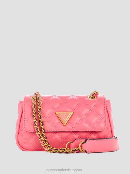 GUESS Watermelon 8ZX4F2943 Giully Mini Convertible Crossbody