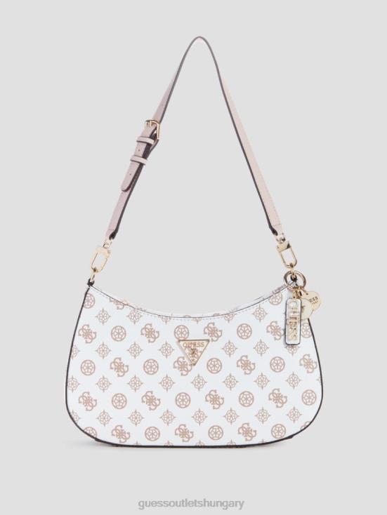 GUESS Willow 8ZX4F2945 Noelle Peony Logo Shoulder Bag