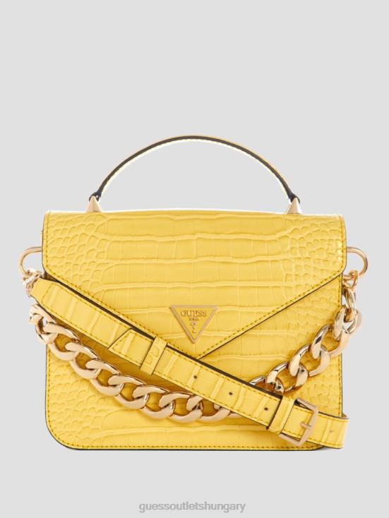 GUESS Yellow 8ZX4F2832 Retour Top Handle Crossbody