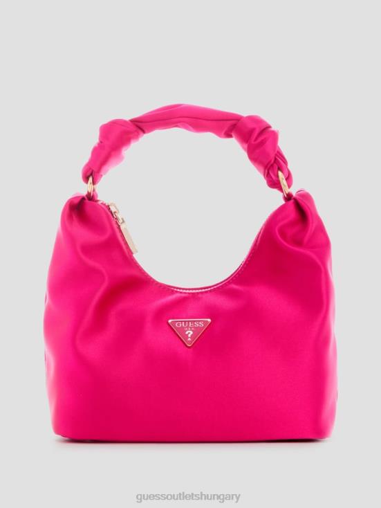 GUESS Light/Pastel Purple 8ZX4F3035 Velina Satin Hobo Bag