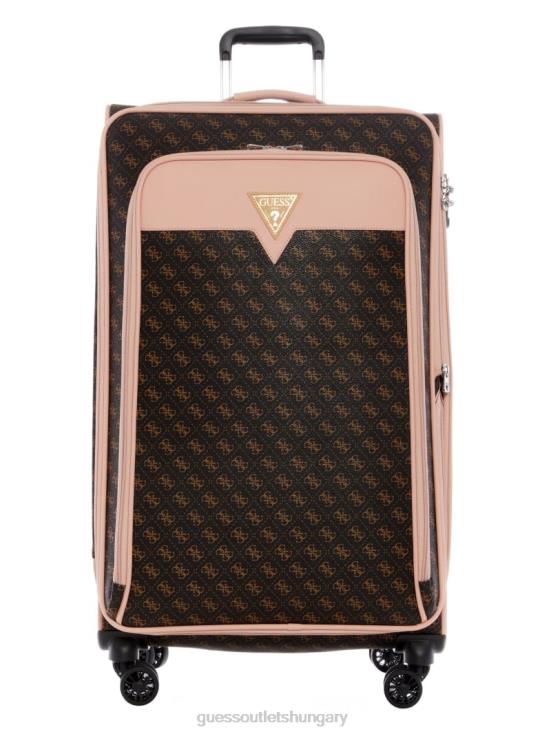 GUESS Brown 8ZX4F3229 Olson Spinner Suitcase