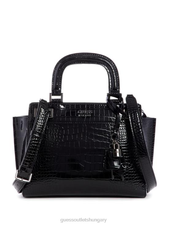 GUESS Black 8ZX4F3266 Katey Girlfriend Satchel
