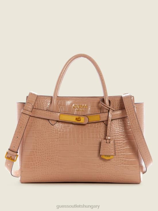 GUESS Camo 8ZX4F3284 Enisa High Society Satchel