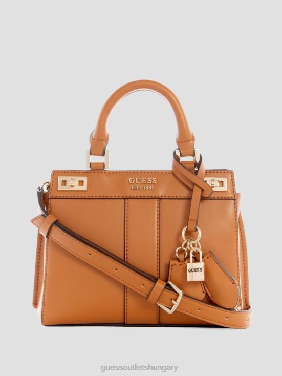 GUESS Cognac 8ZX4F2816 Katey Mini Satchel
