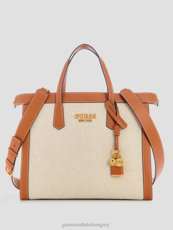 GUESS Cognac 8ZX4F3263 Jovie Society Satchel