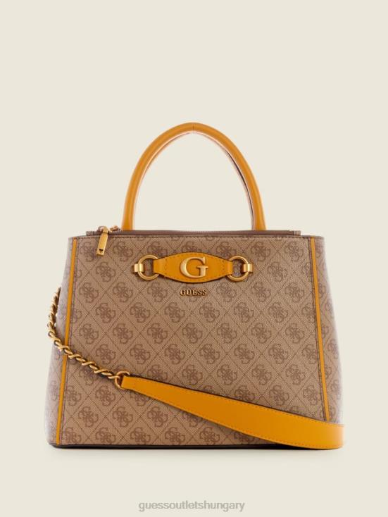 GUESS Jaune/Lemon Yellow 8ZX4F2892 Izzy Logo Status Satchel