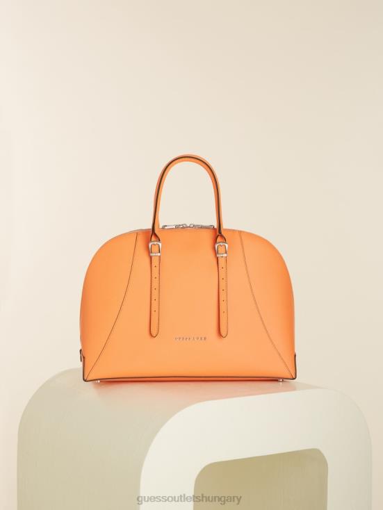 GUESS Orange 8ZX4F3282 Lady Luxe Dome Satchel