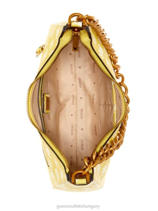 GUESS Citrine Logo 8ZX4F2990 Centre Stage Hobo