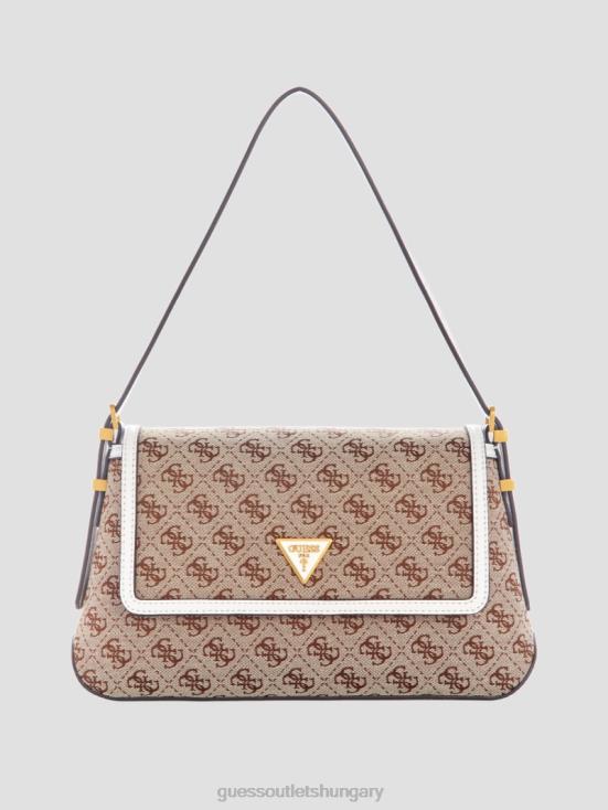 GUESS Orange/Bright Orange 8ZX4F3033 Desideria Quattro G Shoulder Bag