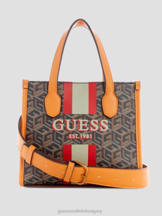 GUESS Black Gold 8ZX4F2890 Silvana Mini Totes