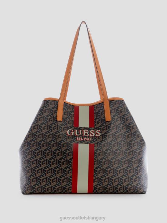 GUESS Black Gold 8ZX4F3070 Vikky Large Tote
