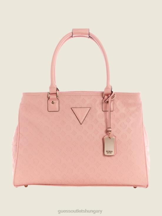 GUESS Bright Pink 8ZX4F3224 Wilder Shopper Tote