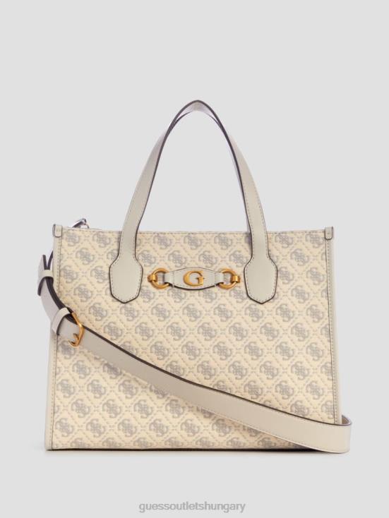 GUESS Dove Logo 8ZX4F2910 Izzy Jacquard Logo Tote
