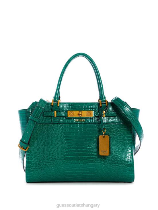 GUESS Green 8ZX4F3321 Raffie Carryall