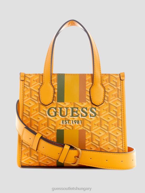 GUESS Yellow Logo 8ZX4F2884 Silvana Mini Totes