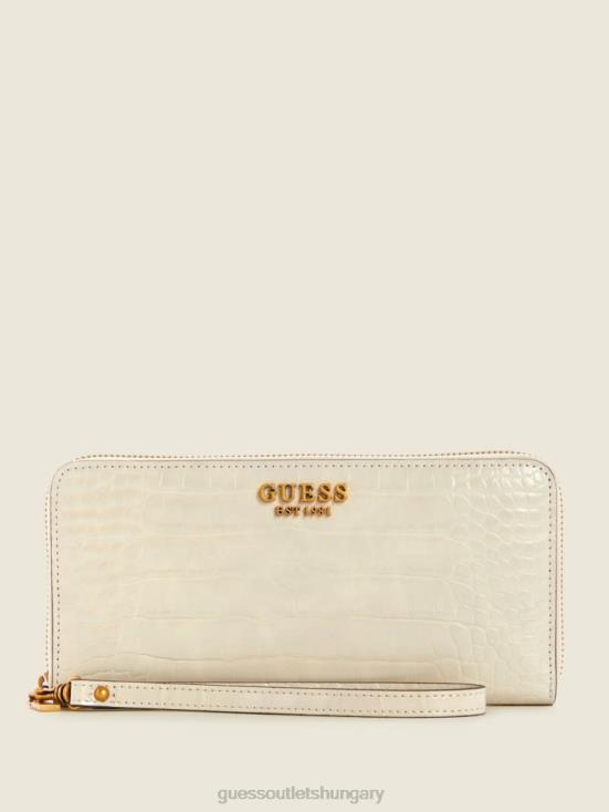 GUESS Brun/Egyptian Brown 8ZX4F3157 Laurel Large Zip-Around Wallet