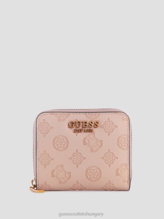GUESS Buff Logo 8ZX4F3147 Laurel Small Zip-Around Wallet