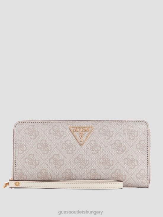GUESS Dove Logo 8ZX4F3134 Laurel Large Zip-Around Wallet