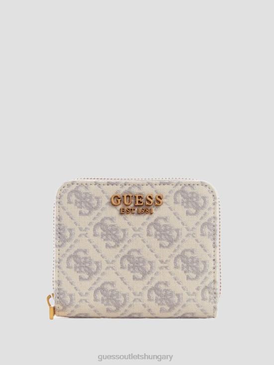 GUESS Dove Logo 8ZX4F3135 Izzy Small Zip-Around Wallet