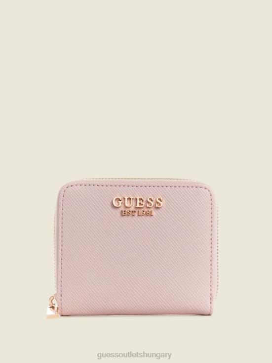 GUESS Light Rose 8ZX4F3153 Laurel Small Zip-Around Wallet