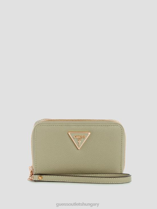 GUESS Sage 8ZX4F3145 Meridian Medium Zip-Around Wallet
