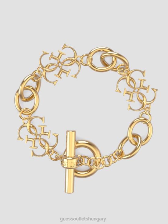 GUESS Yellow Gold 8ZX4F3901 Quattro G Bracelet