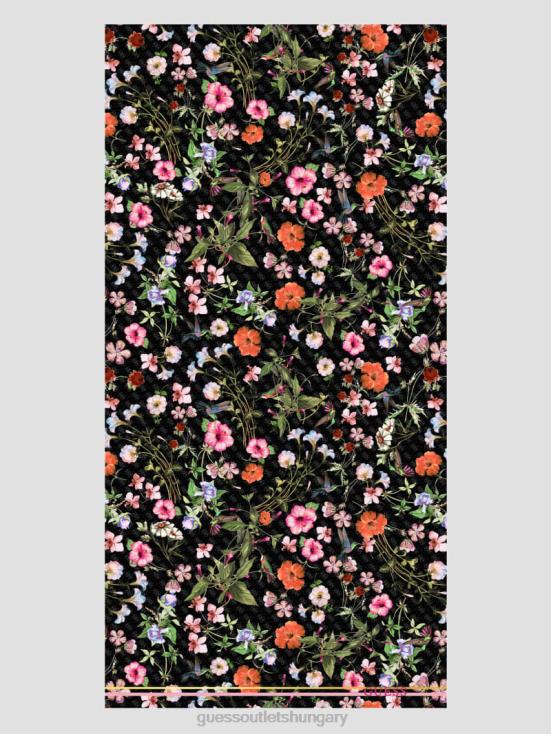 GUESS Marble Blk/Wht 8ZX4F3776 Jannessa Floral Scarf