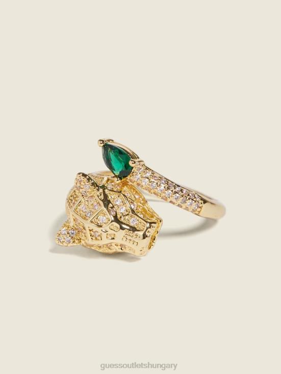 GUESS Gold 8ZX4F3922 Panther Ring Single