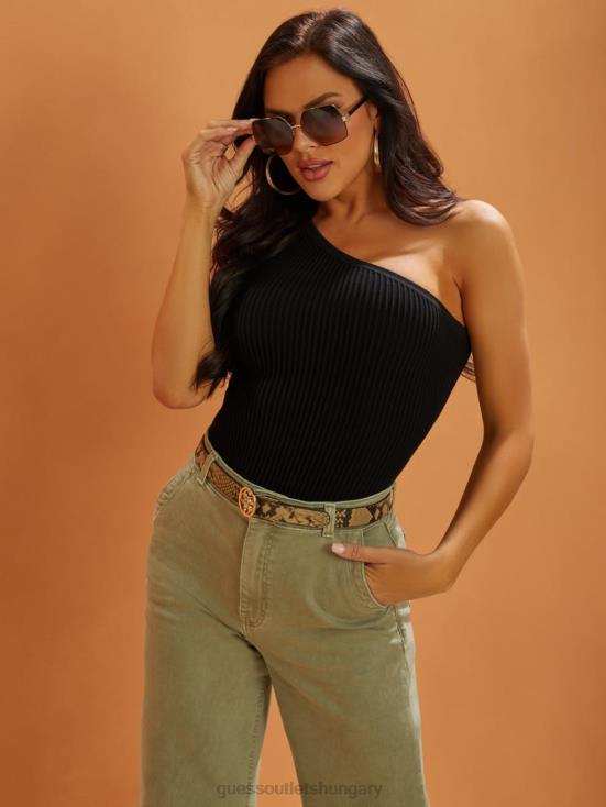 GUESS 05B (Black) 8ZX4F3680 Aurora Oversized Trim Sunglasses