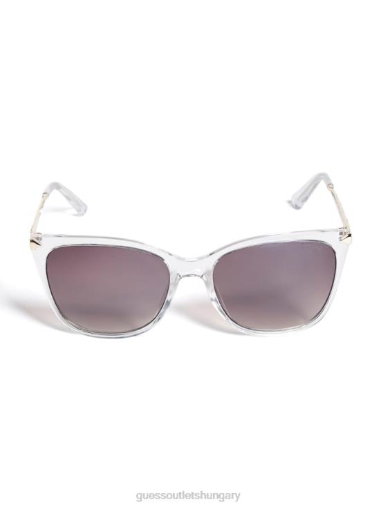 GUESS Clear 8ZX4F3734 Amy Square Sunglasses