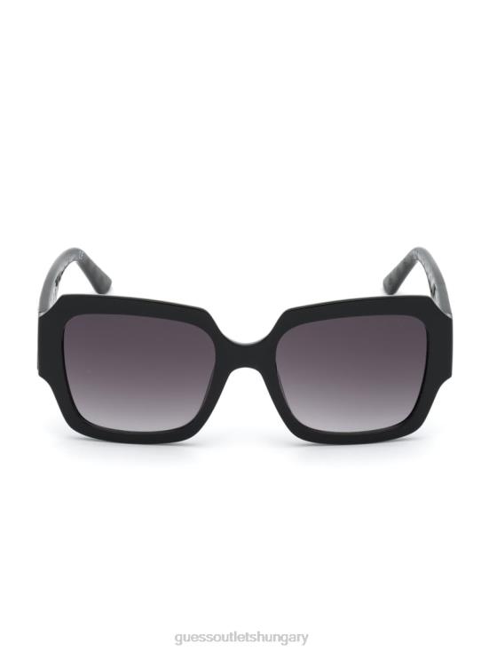 GUESS Silver 8ZX4F3697 Addison Butterfly Sunglasses