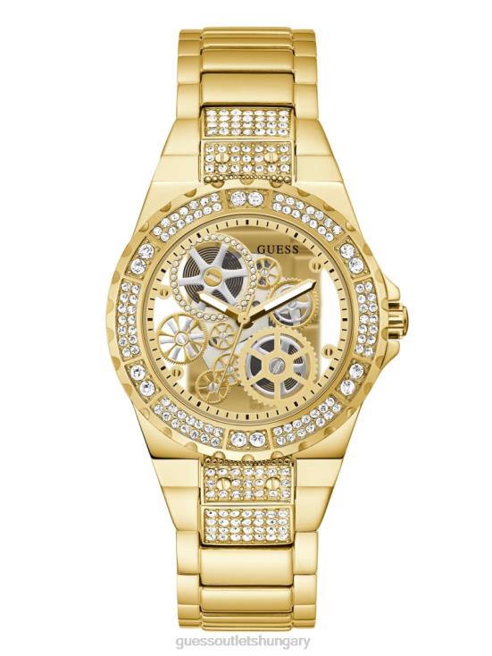 GUESS Gold 8ZX4F3593 Exposed Dial Analog Watch