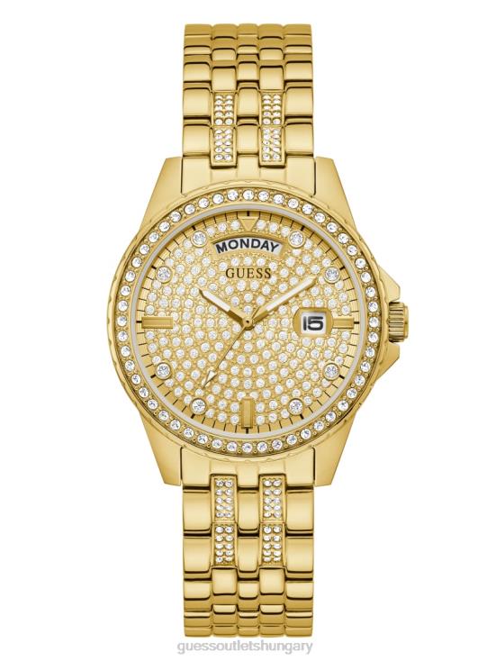 GUESS Gold 8ZX4F3617 Rhinestone Analog Watch