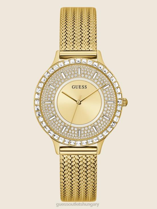 GUESS Gold 8ZX4F3630 Mesh Analog Watch