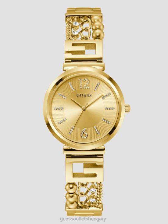GUESS Gold 8ZX4F3643 Mixed Chain Analog Watch