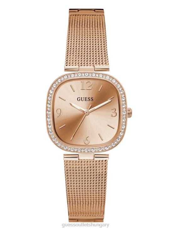 GUESS Rose Gold 8ZX4F3540 Mesh Analog Watch