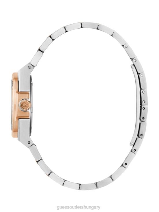 GUESS Rose Gold 8ZX4F3575 Gc Mini Mother-of-Pearl Analog Watch